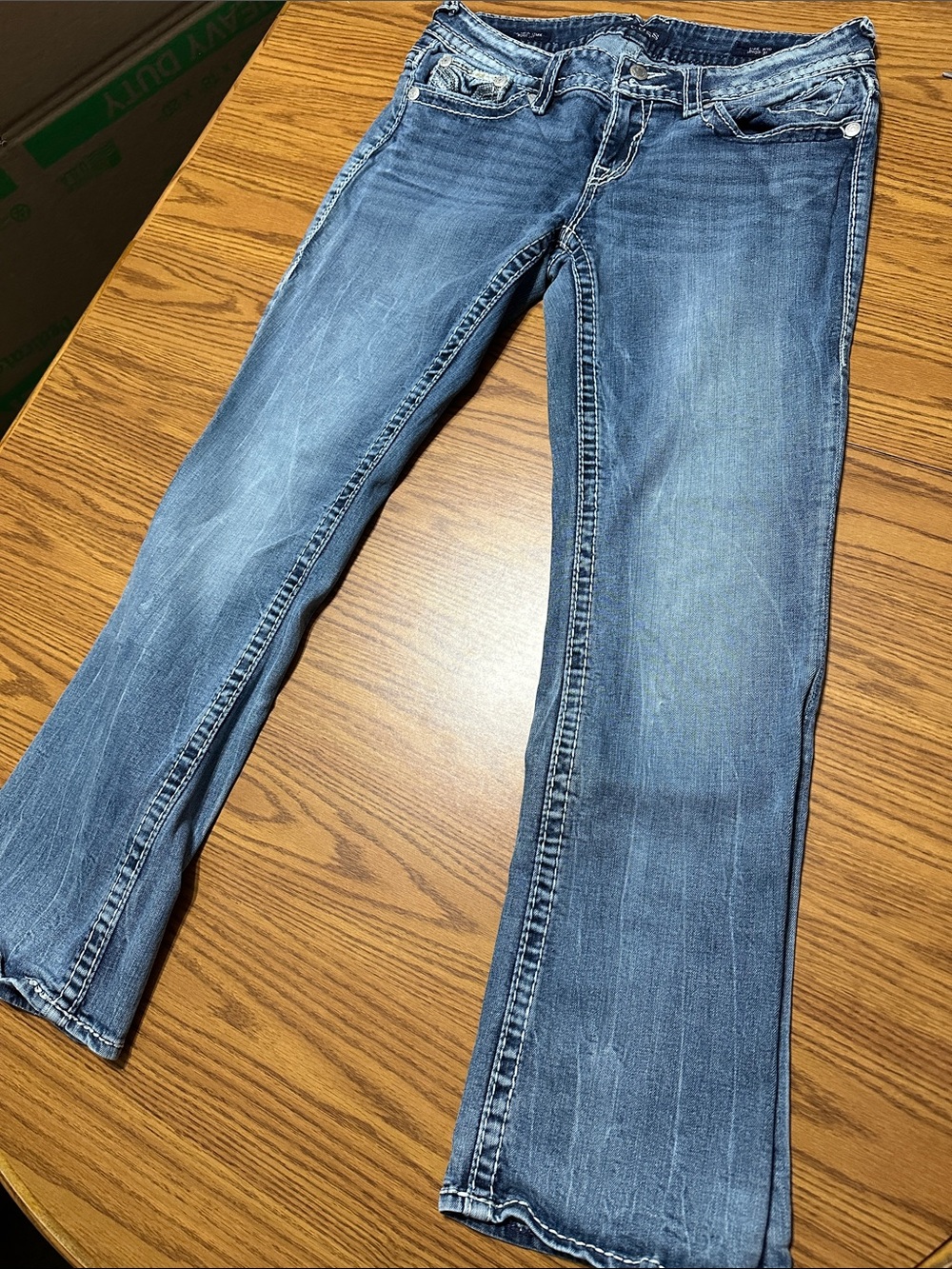 Vigoss Women’s Boot Cut Jeans in Medium Blue Wash